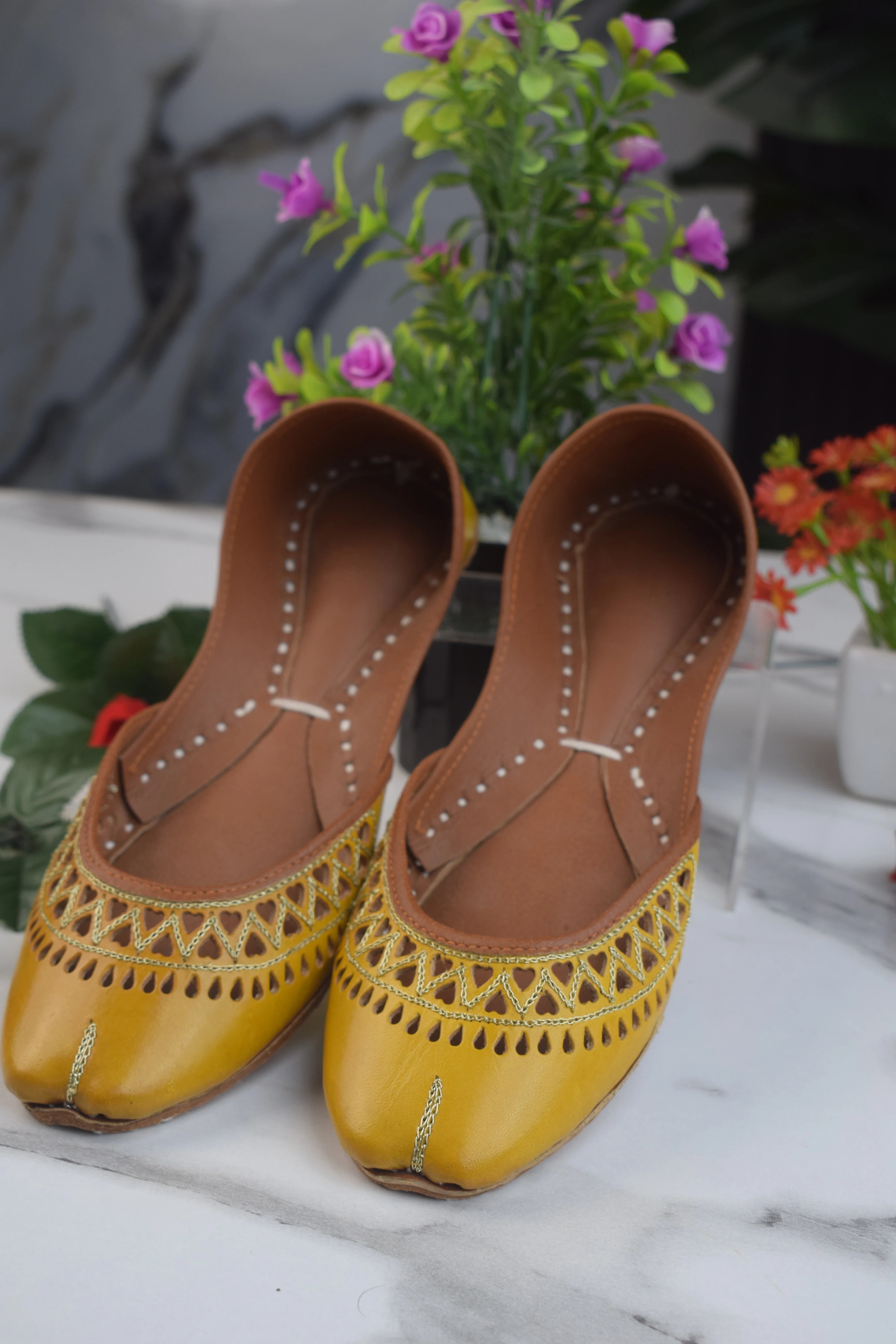 Royal Mustard Yellow Khussa – 011