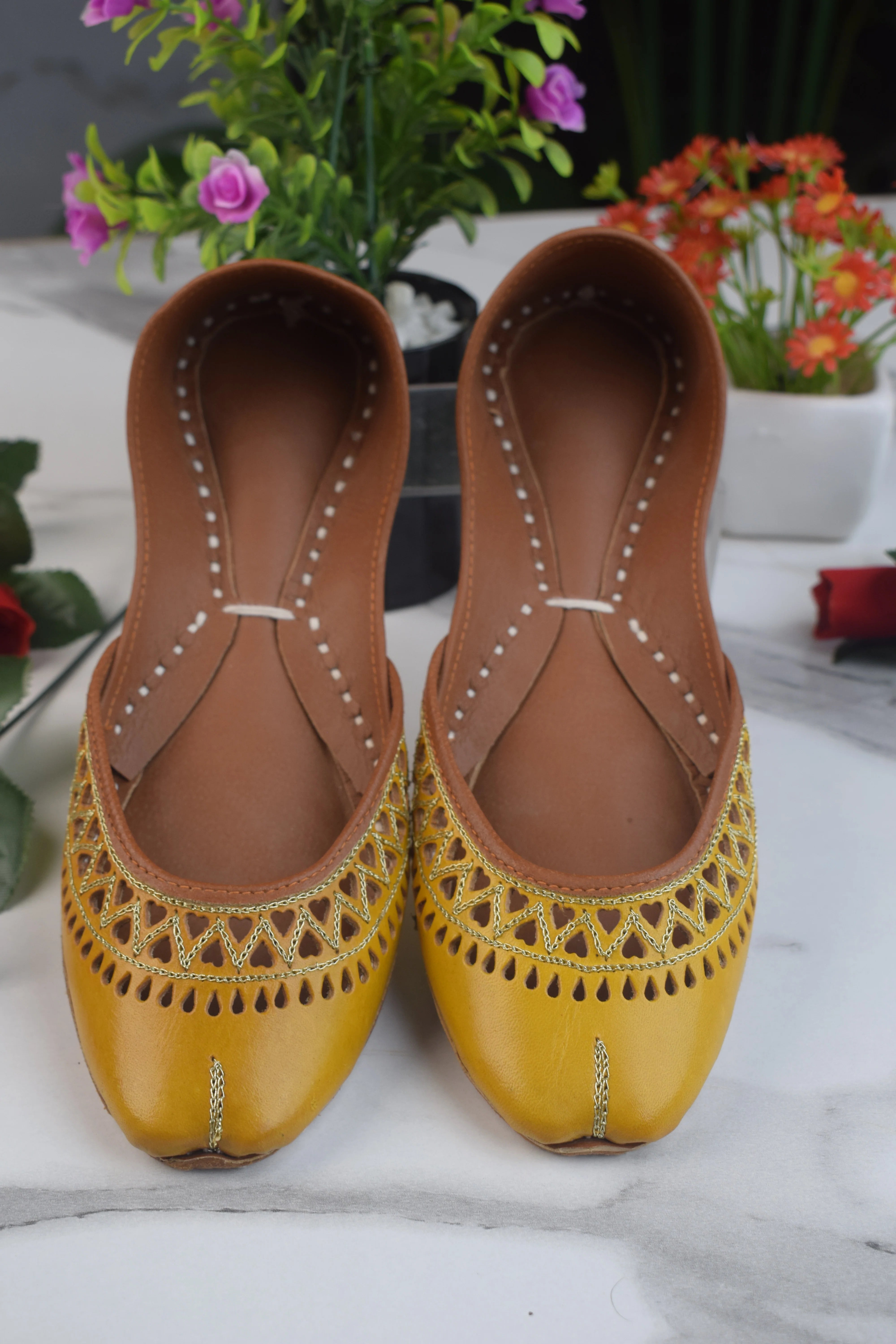 Royal Mustard Yellow Khussa – 011