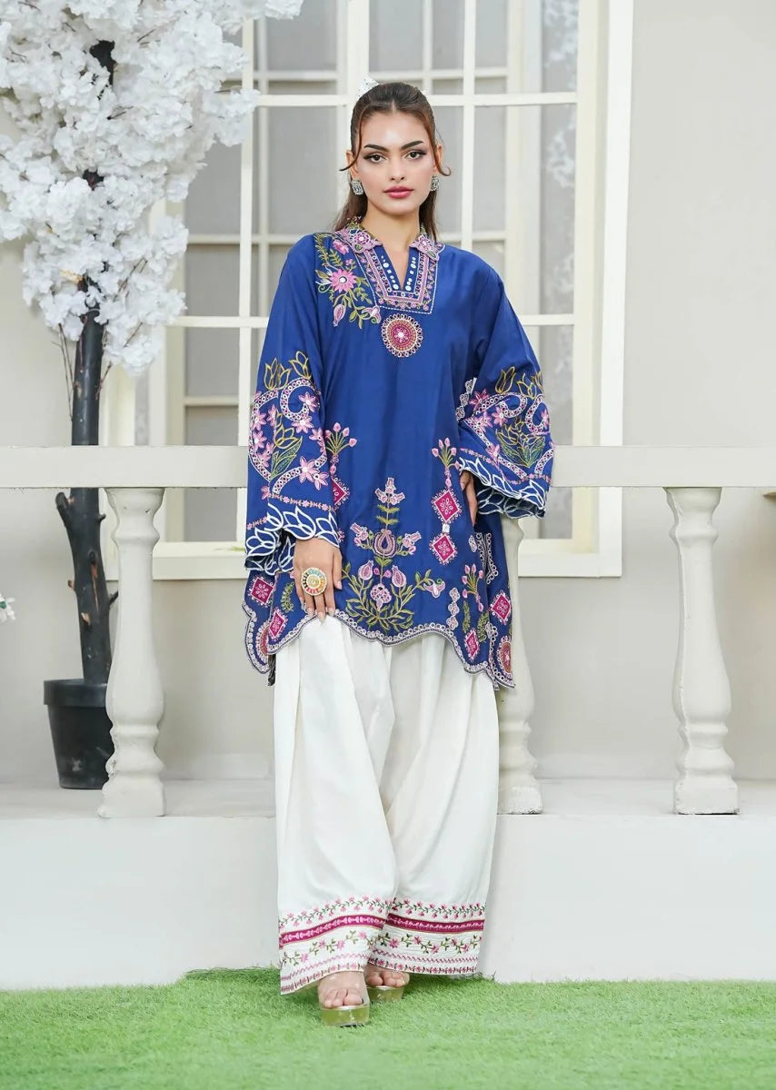 2pc unstitched lawn suite