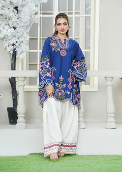 2pc unstitched lawn suite