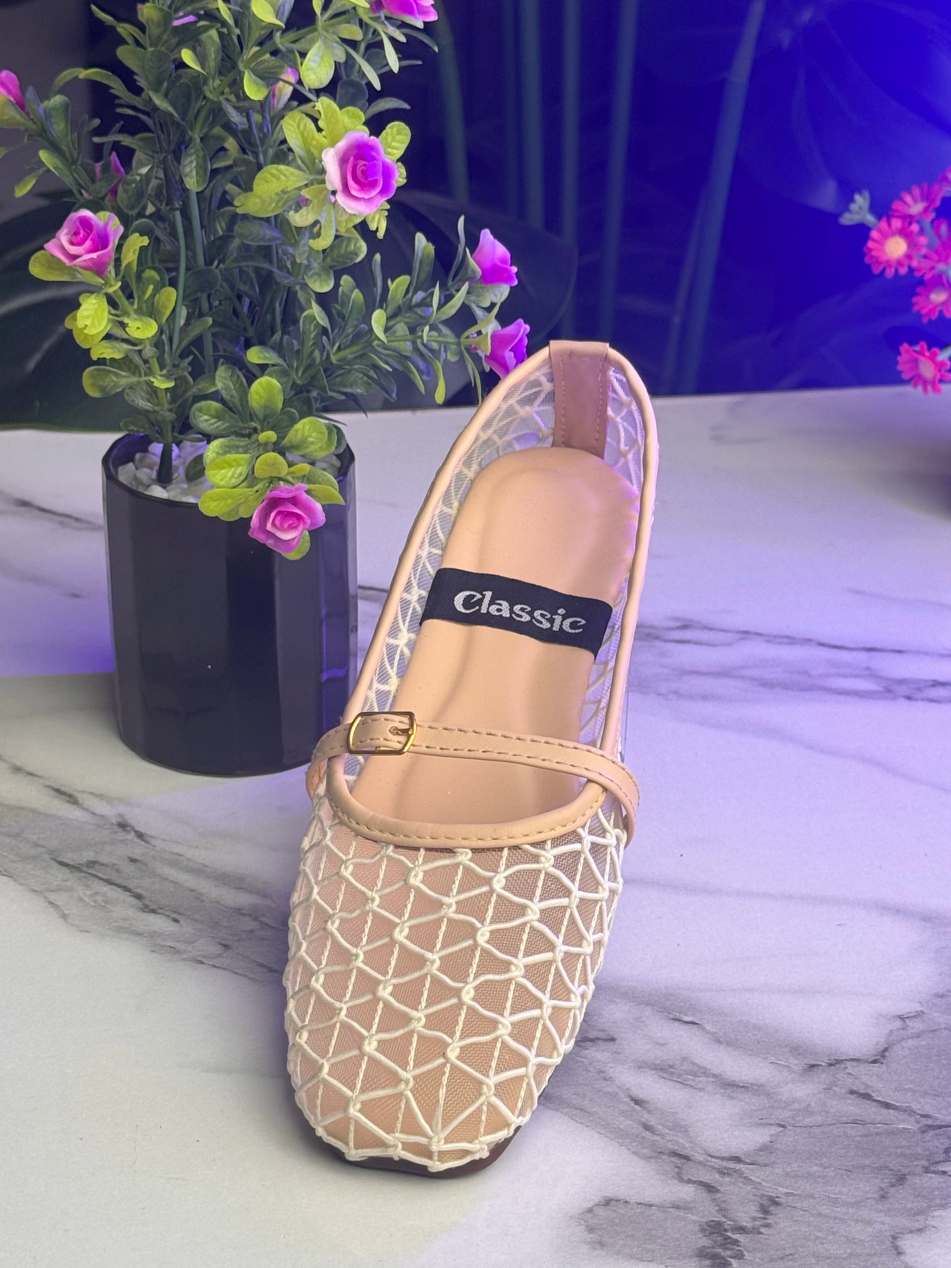 Jali Shoes – Elegant Woven Embroidered Flats