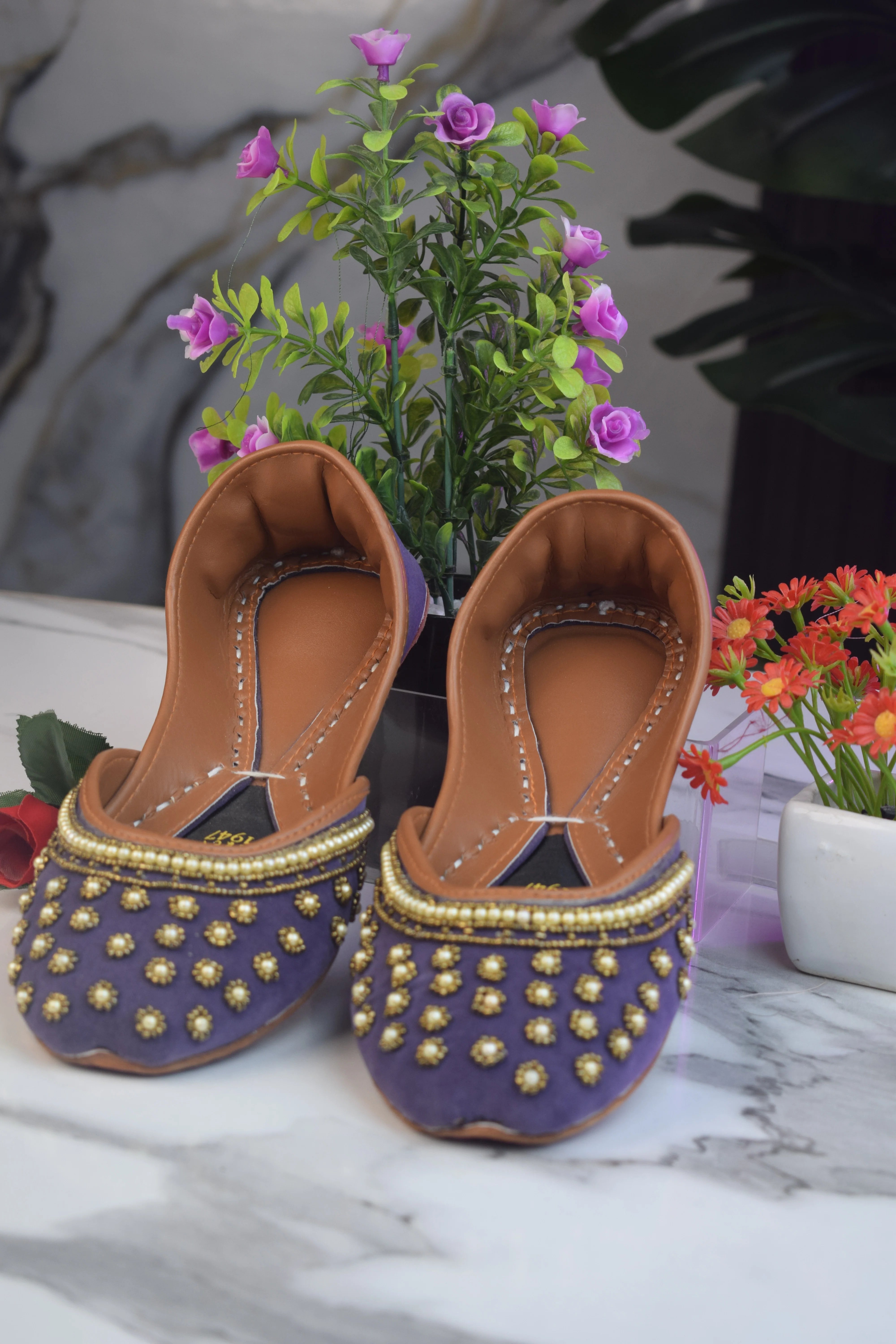Premium Purple Khussa – 007