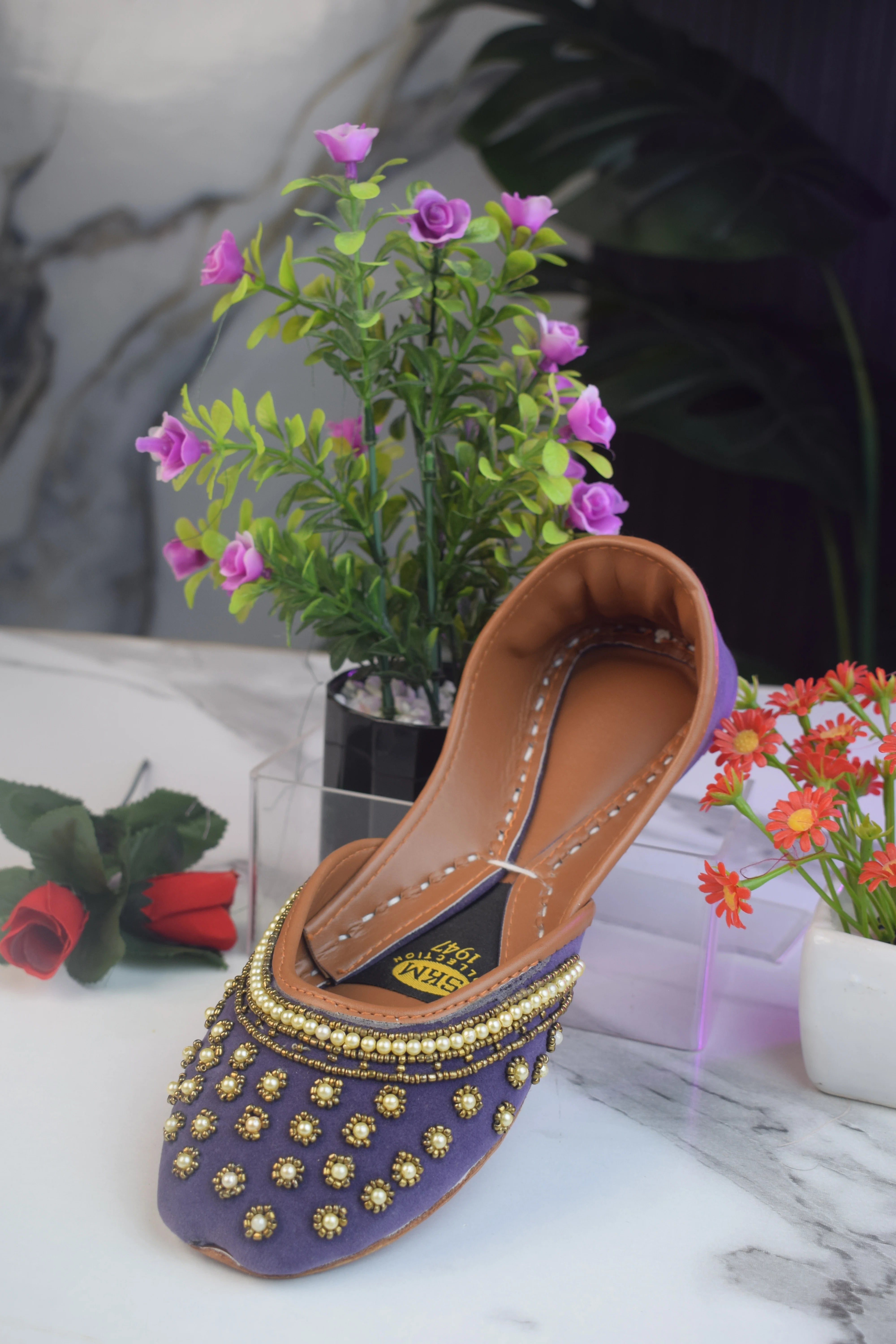 Premium Purple Khussa – 007