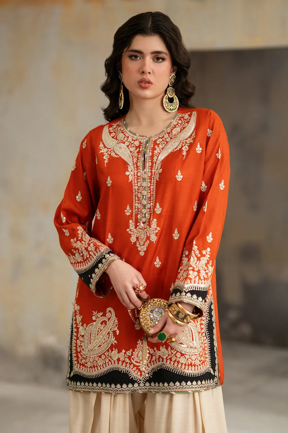 Silk Embroidered 3PC Suit