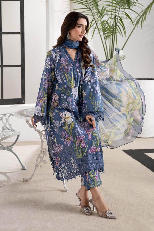 Shamos Silk Printed 3PC Suit