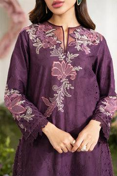 Dhanak Unstitched Embroidered 3PC Suit with Pashmina Shawl