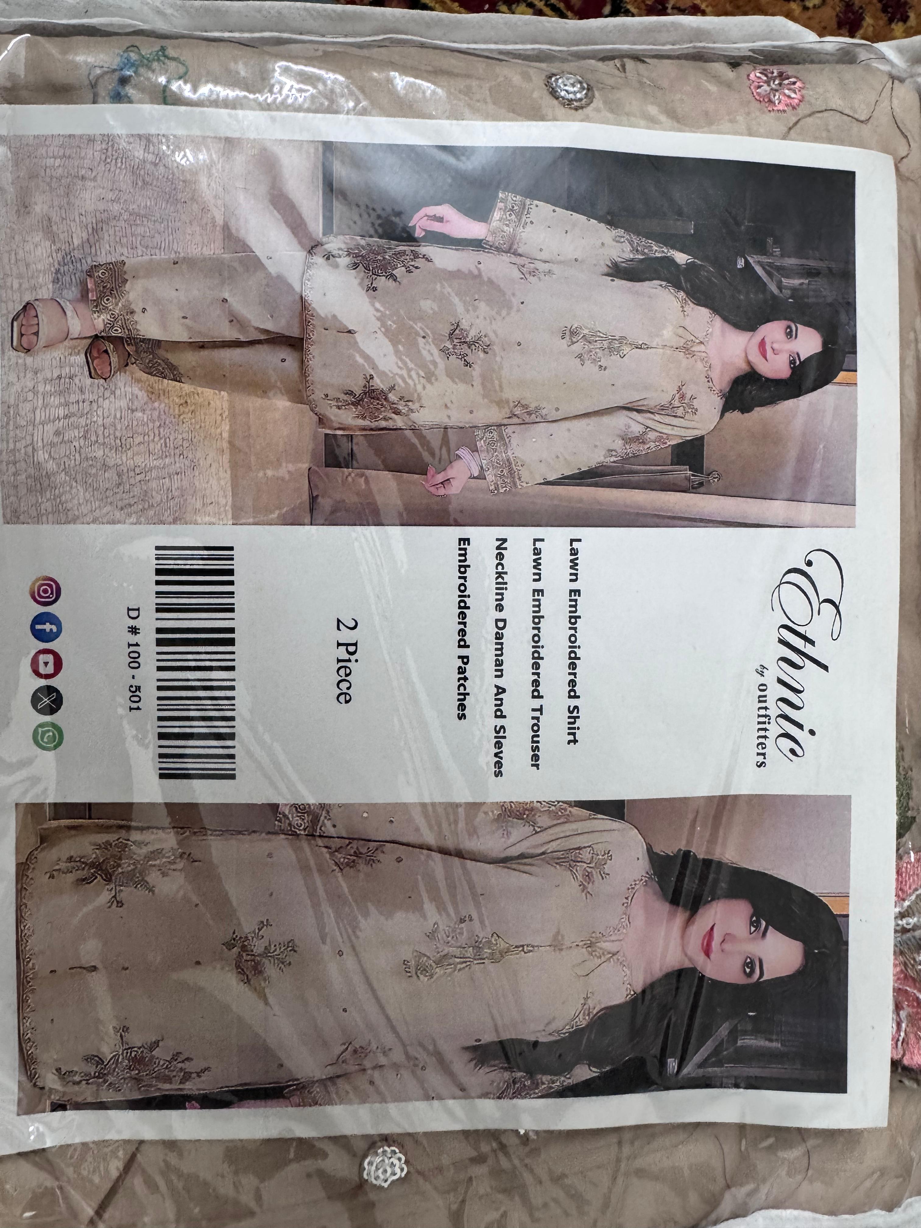 Lawn Embrodied Suite 2 Piece D-100-501