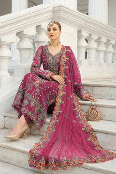 ZE-763 – Premium Embroidered Lawn 3PC Suit