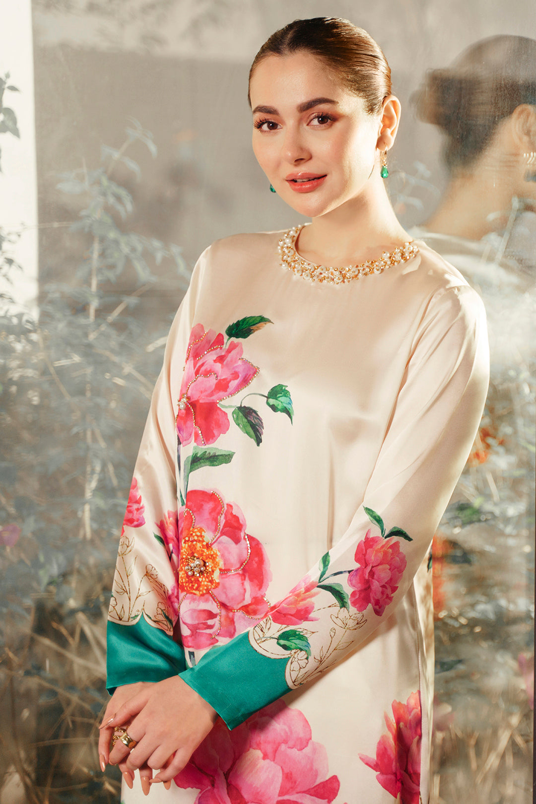Digital Printed Silk 4PC Suit