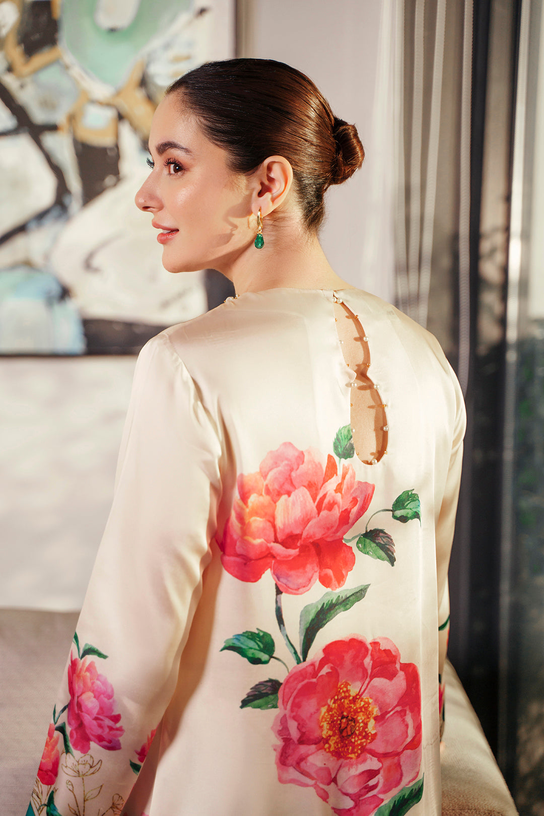 Digital Printed Silk 4PC Suit