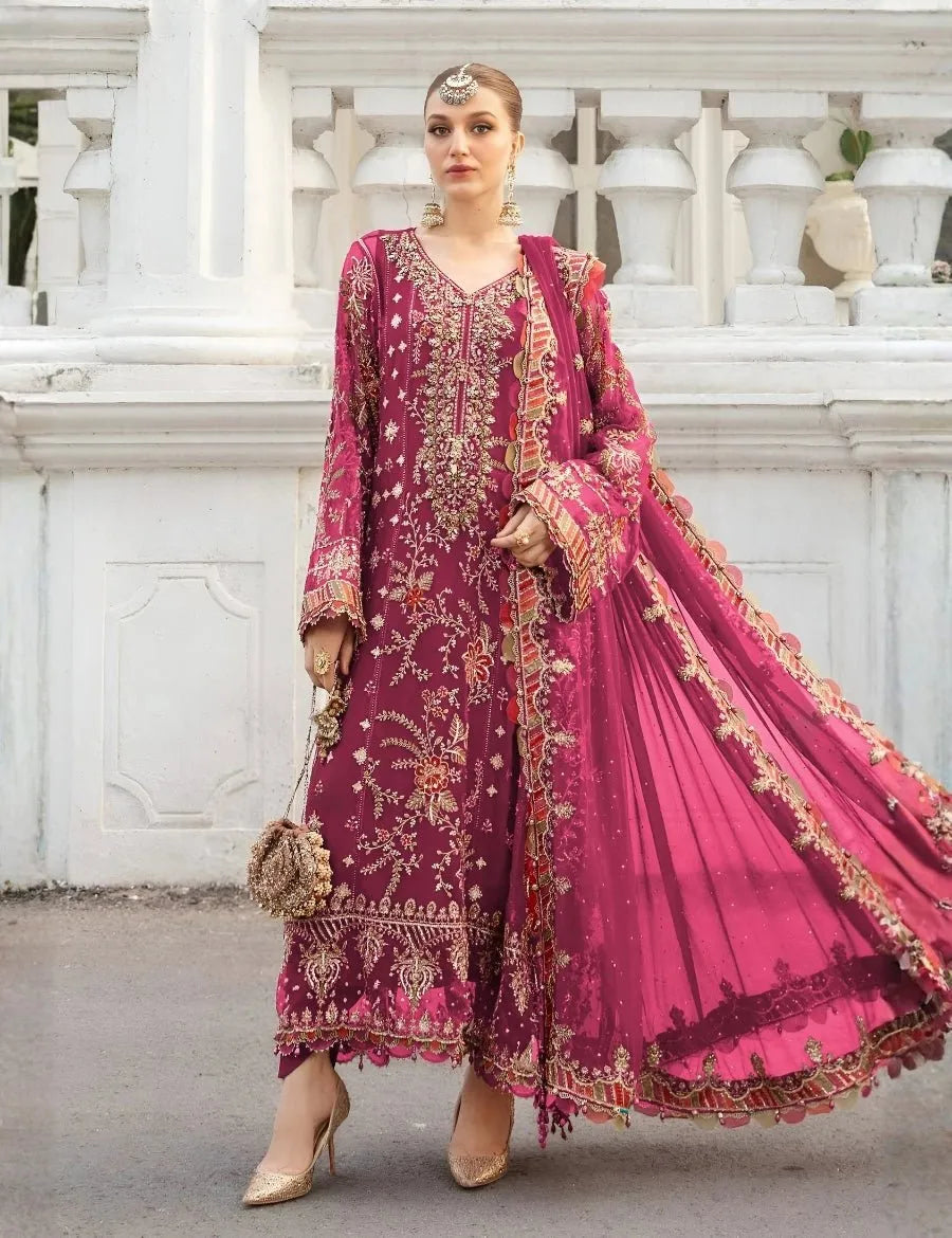 ZE-763 – Premium Embroidered Lawn 3PC Suit