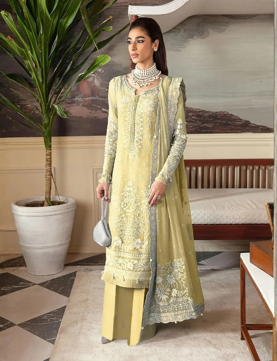 ZE-922 – Premium Embroidered Lawn 3PC Suit