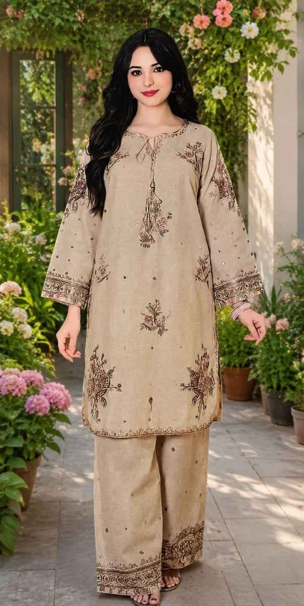 Lawn Embrodied Suite 2 Piece D-100-501