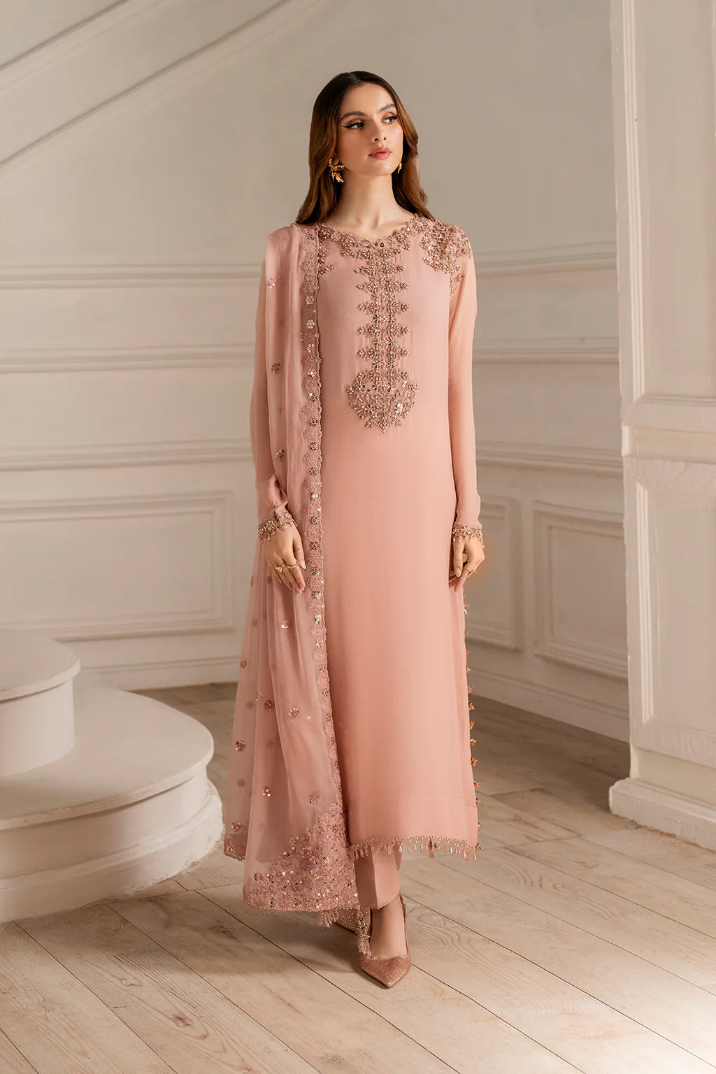 Embroidered Chiffon