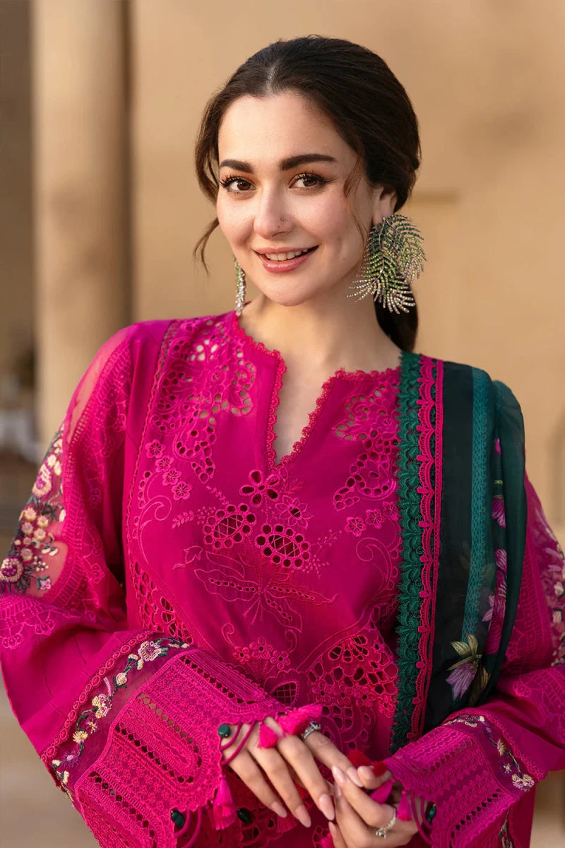 SAIRA RIZWAN | FULLY HEAVY MULTI THREAD EMBROIDERED | UNSTITCHED 3-PIECE SUIT | AD-42 - Rang Nazara
