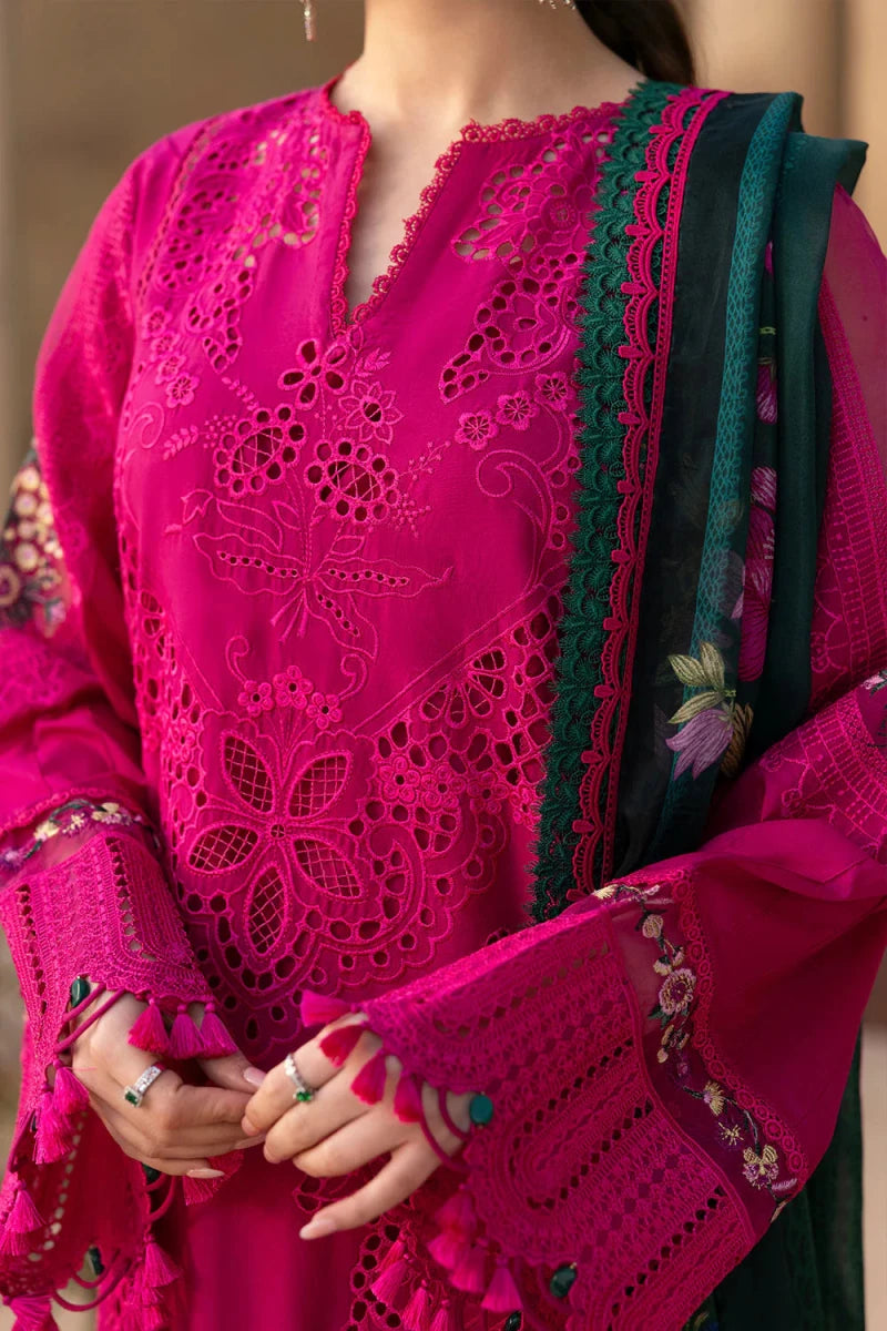 SAIRA RIZWAN | FULLY HEAVY MULTI THREAD EMBROIDERED | UNSTITCHED 3-PIECE SUIT | AD-42 - Rang Nazara