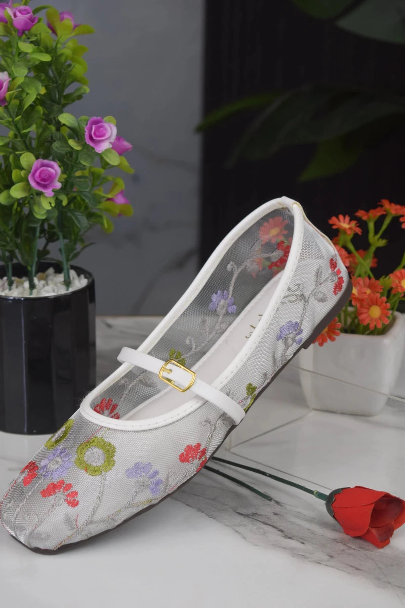 Stopy Net shoes white color -002 - Rang Nazara